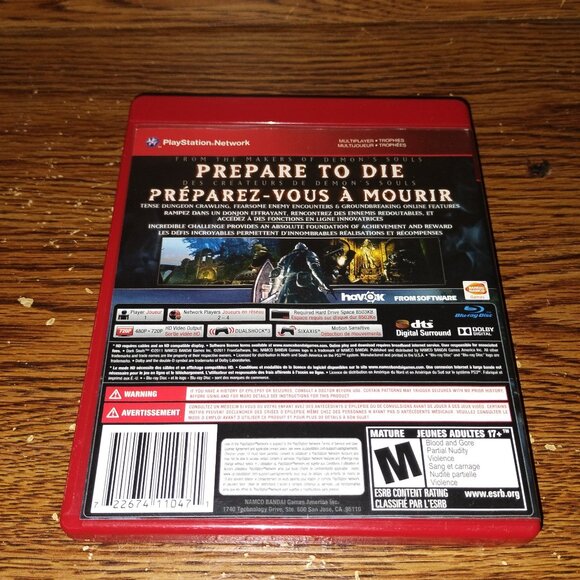Dark Souls (Sony PlayStation 3, PS3, 2011) Complete in case with manual - Picture 4 of 4